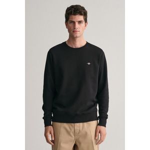 MIKINA GANT REG SHIELD C-NECK SWEAT BLACK obraz