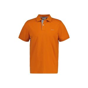 POLOKOŠILE GANT REG CONTRAST PIQUE SS RUGGER PUMPKIN ORANGE obraz