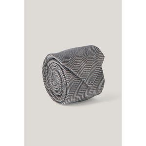 KRAVATA GANT SILK LINEN HERRINGBONE TIE DRY SAND obraz