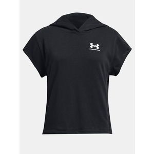 Under Armour UA G Rival Try SS Cut Hdy Mikina dětská Černá obraz