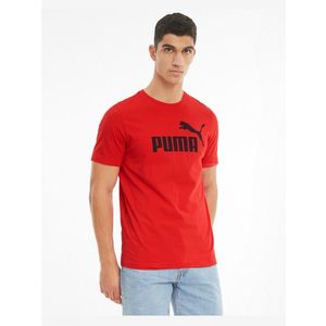 Puma Essentials Logo Triko Červená obraz