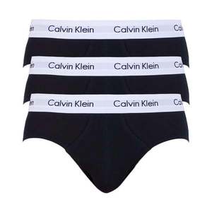 Sada tří černých classic fit slipů Calvin Klein Underwear obraz