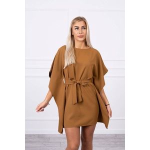 Šaty batwings Oversize camel obraz