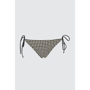 Trendyol Plaid Textured Bikini bottom obraz