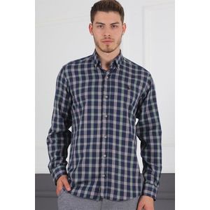 G718 DERBERRY MEN'S SHIRT-LACİVERT obraz