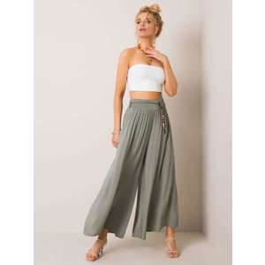 Dámské kalhoty Fashionhunters Wide leg obraz