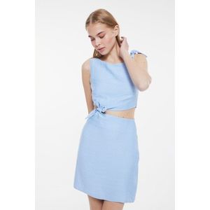 Trendyol Blue Cut Out Detailed Dress obraz