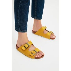 Trendyol Mules - Yellow - Flat obraz