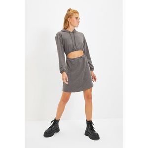 Trendyol Dress - Gray - A-line obraz