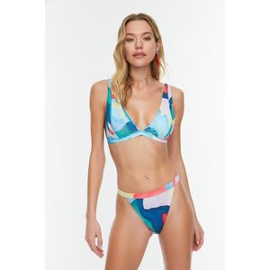 Trendyol Watercolor Effect Bikini Bottoms obraz