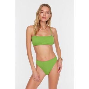 Trendyol Green high waist Bikini bottom obraz