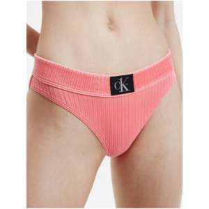 Korálový dámský spodní díl plavek Calvin Klein Underwear obraz