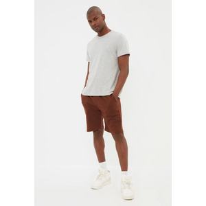 Trendyol Brown Men's Regular/Real Fit Shorts obraz