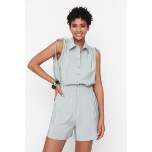 Trendyol Mint Woven Shorts obraz