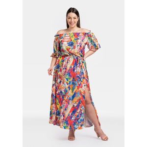 Dámské šaty Karko Karko_Dress_SB862_Multicolour obraz