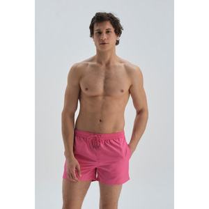 Dagi Pink Micro Plain Short Beach Shorts obraz