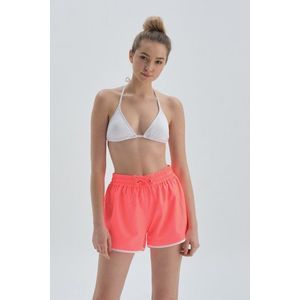 Dagi Fuchsia Elastic Waist Micro Marine Shorts obraz