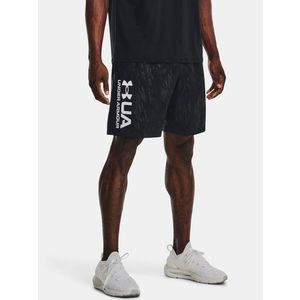 Under Armour Kraťasy UA Woven Emboss Shorts-BLK - Pánské obraz