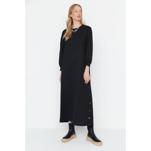 Trendyol Black knitted Dress obraz