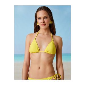 Koton Bikini Top - Yellow - Plain obraz