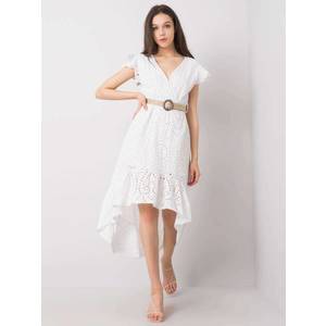 White light dress obraz