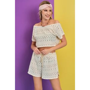 Dagi Women's Ecru Pareo Top obraz