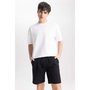 DEFACTO Slim Fit Slim Fit Sweatshirt Fabric Shorts obraz