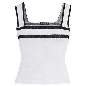 Z2003 DEWBERRY LADIES CROP BLOUSE-PLAIN WHITE obraz