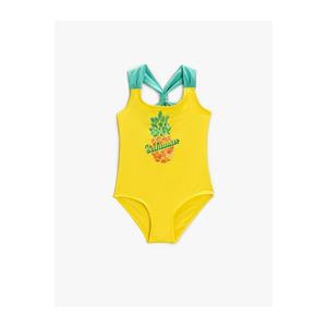 Koton Swimsuit Stamp Detail Pineapple Printed obraz