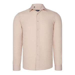 G726 DEWBERRY MENS SHIRT-BEIGE obraz