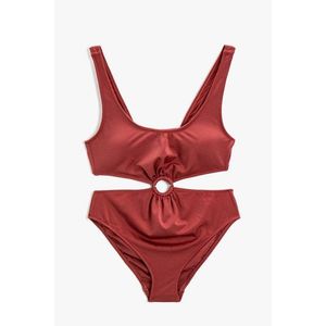 Koton Ring Detailed Square Collar Swimsuit obraz