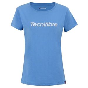 Dámské tričko Tecnifibre Club Cotton Tee Azur L obraz