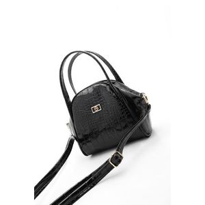 Marjin Women's Clutch & Shoulder Bag Larfe Black obraz