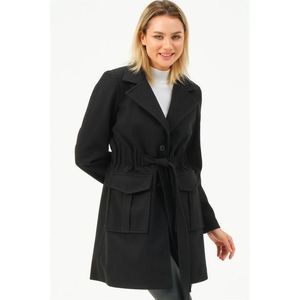 Z6778 DEWBERRY WOMEN'S COAT-BLACK obraz