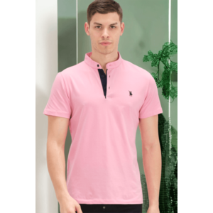 T8560 DEWBERRY T-SHIRT-DARK PINK obraz