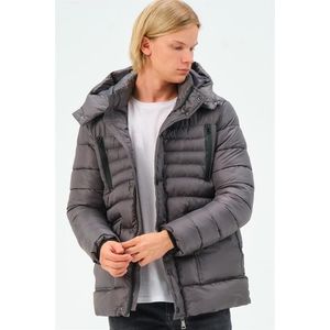 M8657 DEWBERRY MEN'S COAT-ANTHRACITE obraz