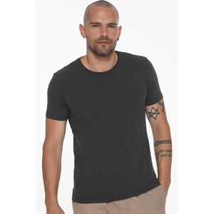 T8569 DEWBERRY BICYCLE COLLAR MEN'S T-SHIRT-LIGHT ANTHRACITE obraz