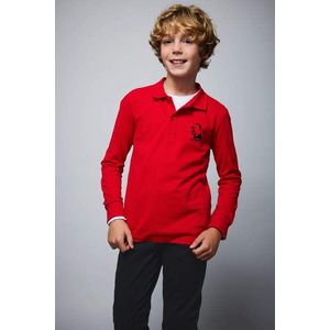 DEFACTO Regular Fit Long Sleeve Polo T-Shirt obraz