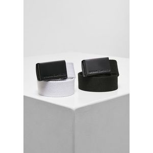 Plátěný pásek Kids 2-Pack black+white obraz