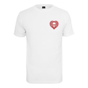 Skull Heart Tee bílé obraz