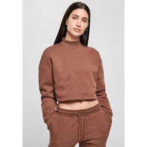 Ladies Cropped Oversized Sweat High Neck Crew kůra obraz