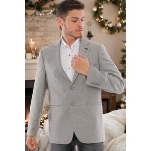 C9056 DEWBERRY MEN'S JACKET-PLAIN BEIGE obraz