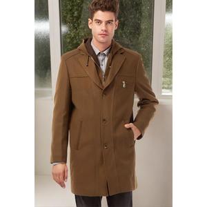 PLT8354 DEWBERRY SLIM-FIT COAT-LIGHT CAMEL obraz