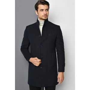 PLT8333 DEWBERRY MEN'S COAT-NAVY BLUE obraz