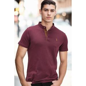 T8560 DEWBERRY T-SHIRT-DARK PURPLE obraz