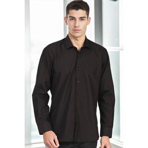 G726 DEWBERRY MEN'S SHIRT-LIGHT BLACK obraz