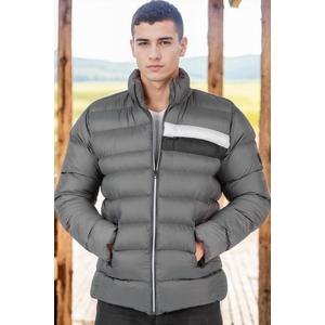 M8650 DEWBERRY MEN'S PUFFER COAT-LIGHT ANTHRACITE obraz