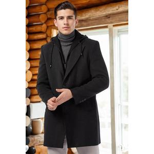 PLT8376 DEWBERRY MEN'S COAT-ANTHRACITE-2 obraz