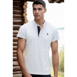 T8560 DEWBERRY T-SHIRT-LIGHT BLUE-3 obraz