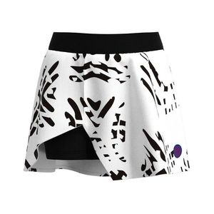 Dámská sukně BIDI BADU Melbourne Printed Cut Out Skort White/Black S obraz